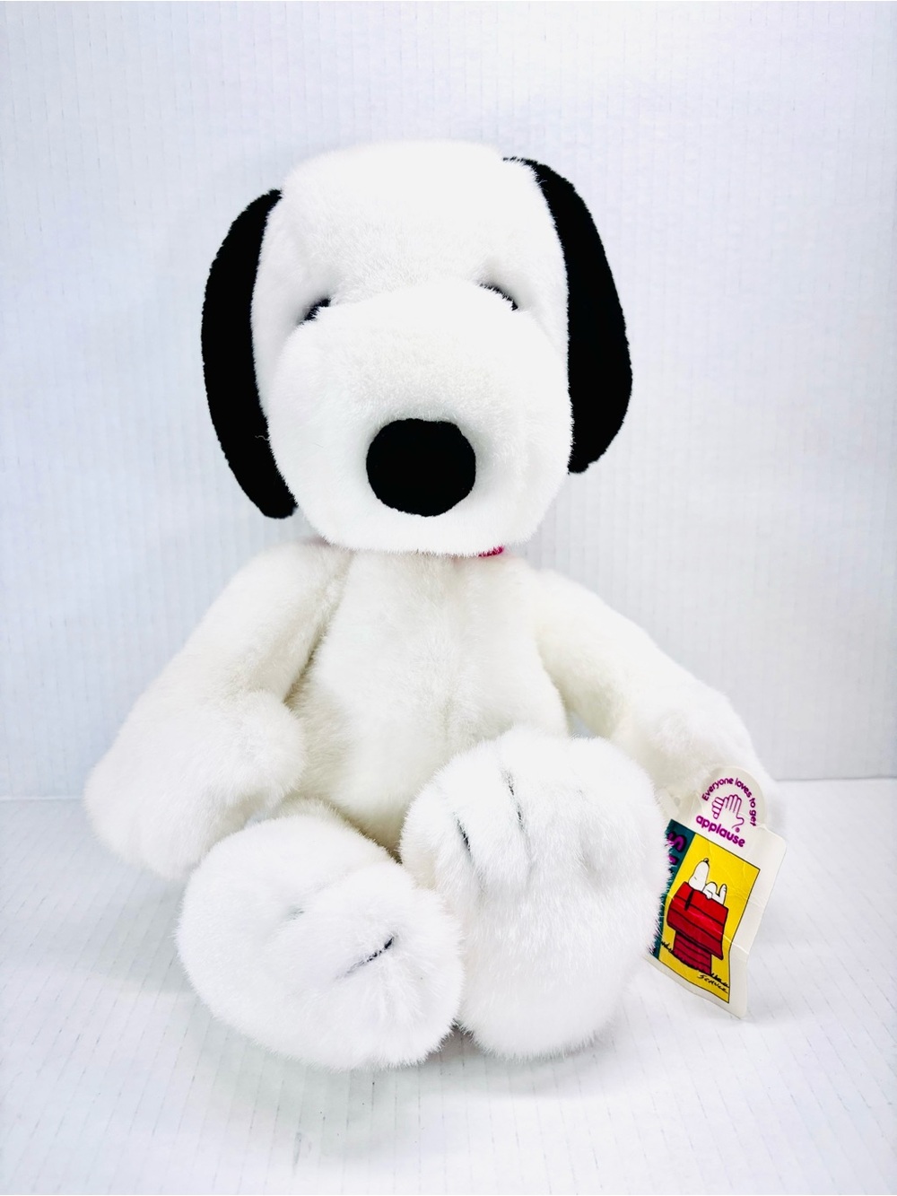 Vintage Applause Snoopy Dog Peanuts Plush Stuffed Animal With Original Tags